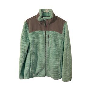 Women's Jacket Size Large- Mint green with grey accent